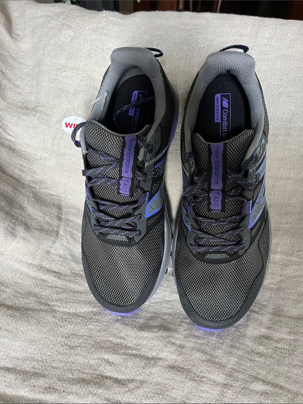 New Balance women’s Gray & Purple Athletic Running Shoes